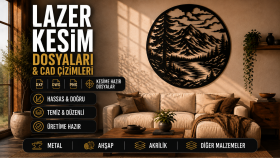 lazer kesim ve CNC için kesim dosyaları oluşturuyorum