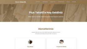 Plus Tekstil - Kurumsal Web Sitesi 