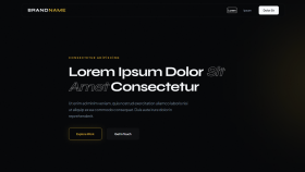 Premium & Minimalist Kurumsal Landing Page