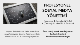 sosyal medya hesaplarınızı profesyonel biçimde yönetirim