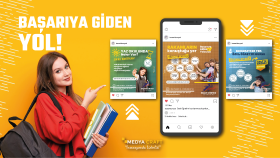 sosyal medya için görsel hazırlıyorum