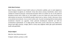 Kamp Sitesi - Mekan Tanıtımı