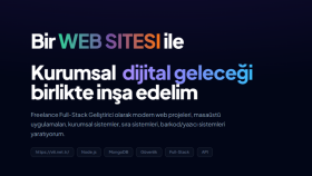 alanınıza göre bir web sitesi tasarlayabilirim