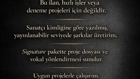 hedefi olan sanatçılar için şarkı sözleri yazıyorum