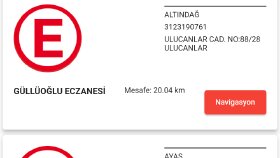 Nöbetçi Eczane Uygulaması