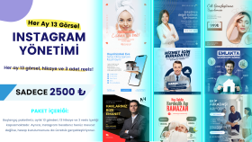 instagram sayfanız için başlangıç paketi yapıyorum