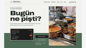 Kalaylı Lokanta - Konsept Web Sitesi