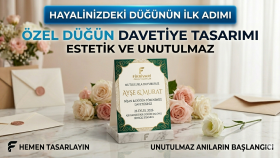 size özel şık düğün ve nişan davetiyeleri tasarlarım