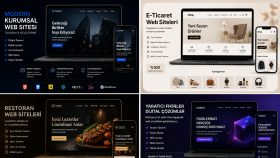 profesyonel web siteleri tasarlar ve geliştiririm