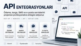 net core projeleriniz için api entegrasyonları sağlarım