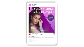 Saç Dehası Post Tasarımı