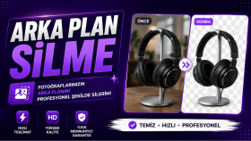 fotoğrafınızın arka planını profesyonel şekilde temizlerim