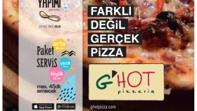 G'HOT Pizzeria Restoran Menü Tasarımı
