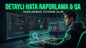 projelerinizi test ederek hataları detaylıca raporlarım