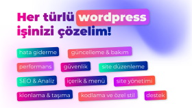 wordpress işlerinize yardımcı olurum