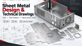 SolidWorks ile sac metal tasarımı yaparım