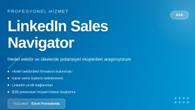 LinkedIn Sales Navigator ile müşteri araştırması yaparım
