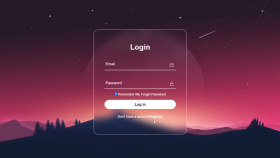 güzel bir login sayfası oluşturdum