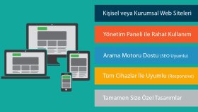 kişisel veya kurumsal web sitelerinizi yaparım