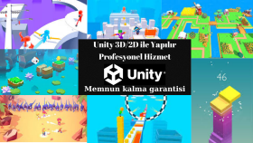 Unity ile istediğin oyunu hızlı ve kaliteli şekilde yaparım
