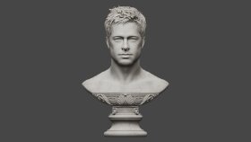Brad Pitt 3D Büst