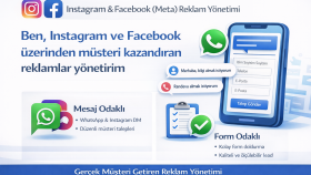 işletmeler için mesaj odaklı Meta reklamları yaparım