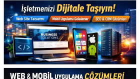 işletmeler içinweb sitesi ve mobil uygulama geliştiriyorum