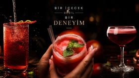 Kokteyl hazırlık sürecini sinematik çekimle yansıttım