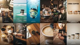 URBA Coffee — Premium AI Visual Concept