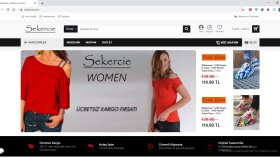 Sekercie e-ticaret sitesi