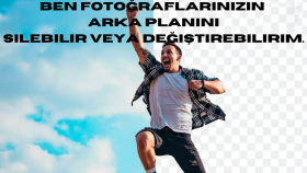 arka plan düzenlemesi ve silme işlemi yapabilirim