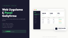 modern web uygulaması ve yönetim paneli geliştirebilirim