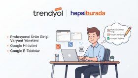 Trendyol ve Hepsiburada sitelerine ürün girişi yaparım