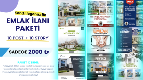 emlak ilanı instagram paketi hazırlarım