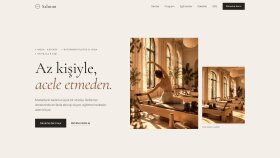 Salınım Pilates Stüdyosu - Konsept Web Sitesi