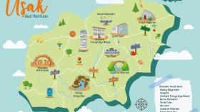 Tanıtım Haritası Infografik Tasarımı