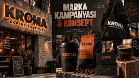Kroma Coffee Roasters - Marka Kimliği & Konsept Tasarımı