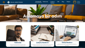 Celal Emre Ölmez Web Sitesi Tasarımı