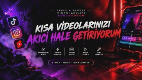 15–30 saniyelik Reels ve Shorts videolarını kurgularım