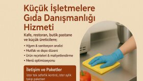 gıda mühendisi olarak danışmanlık yapmaktayım