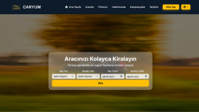Caryum-Araç Kiralama Sitesi