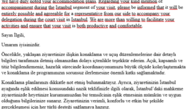 Resmî Kurum Yazışması – Konsept Çeviri