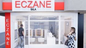 konsept eczane tasarımı ve 3d görselleştirme yapıyorum