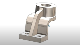 SolidWorks kullanarak 3D parça ve teknik çizim yapıyorum