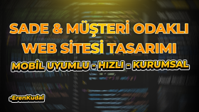 sizin için sade ve kullanışlı bir web sitesi yaparım