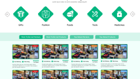 Smart Delivery Market Anasayfa Şablonu