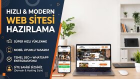 işletmeniz için hızlı ve modern web sitesi tasarlarım