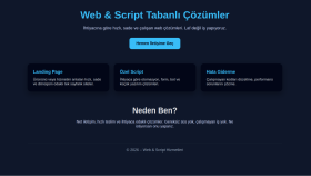 tek sayfalık landing page hazırlarım