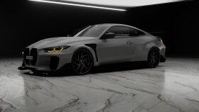 BMW M4 Custom | Fotogerçekçi Stüdyo Render ve CGI