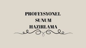 dikkat çekici PowerPoint sunumlarınızı hazırlayabilirim